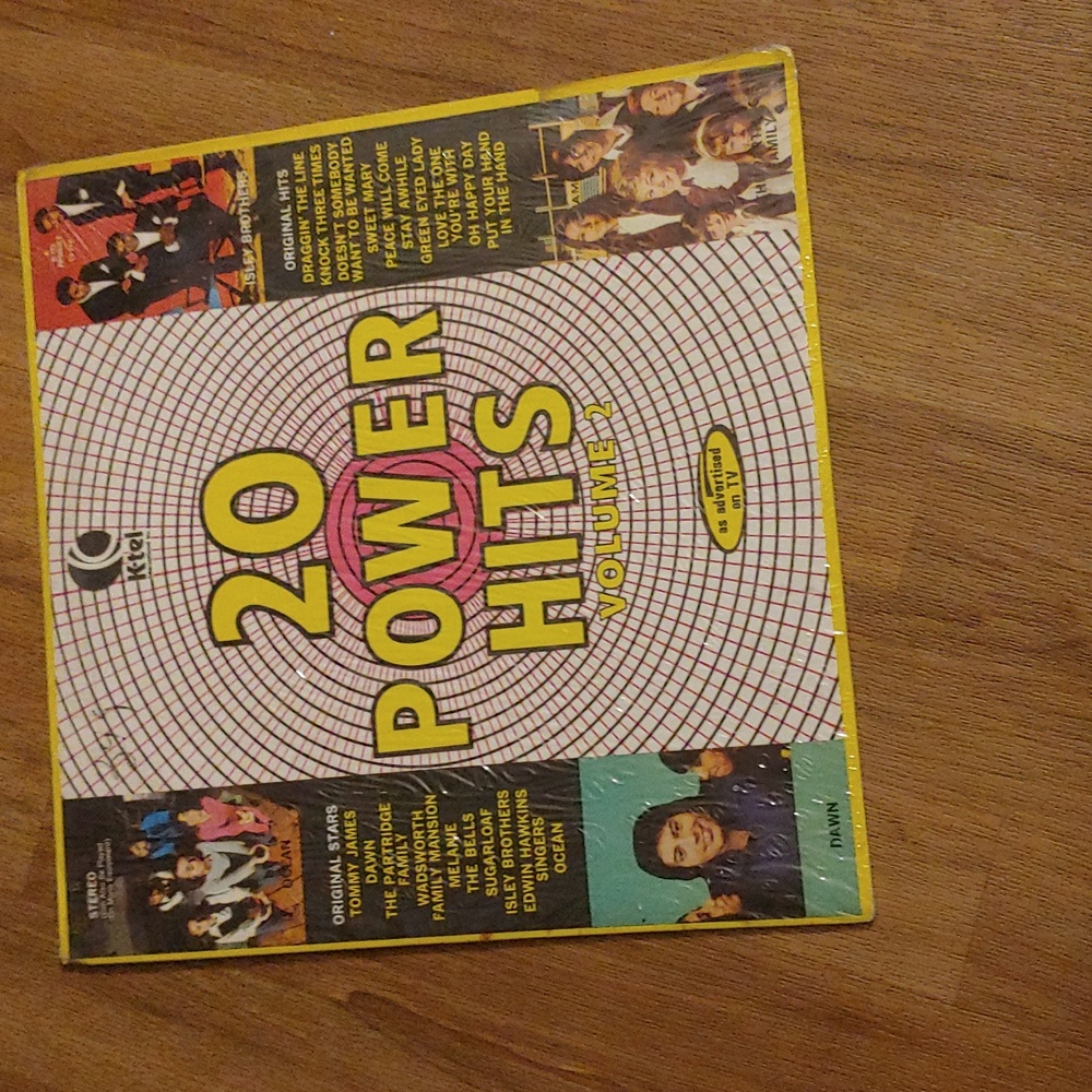 20 power Hits Volume 2 vinyl record
